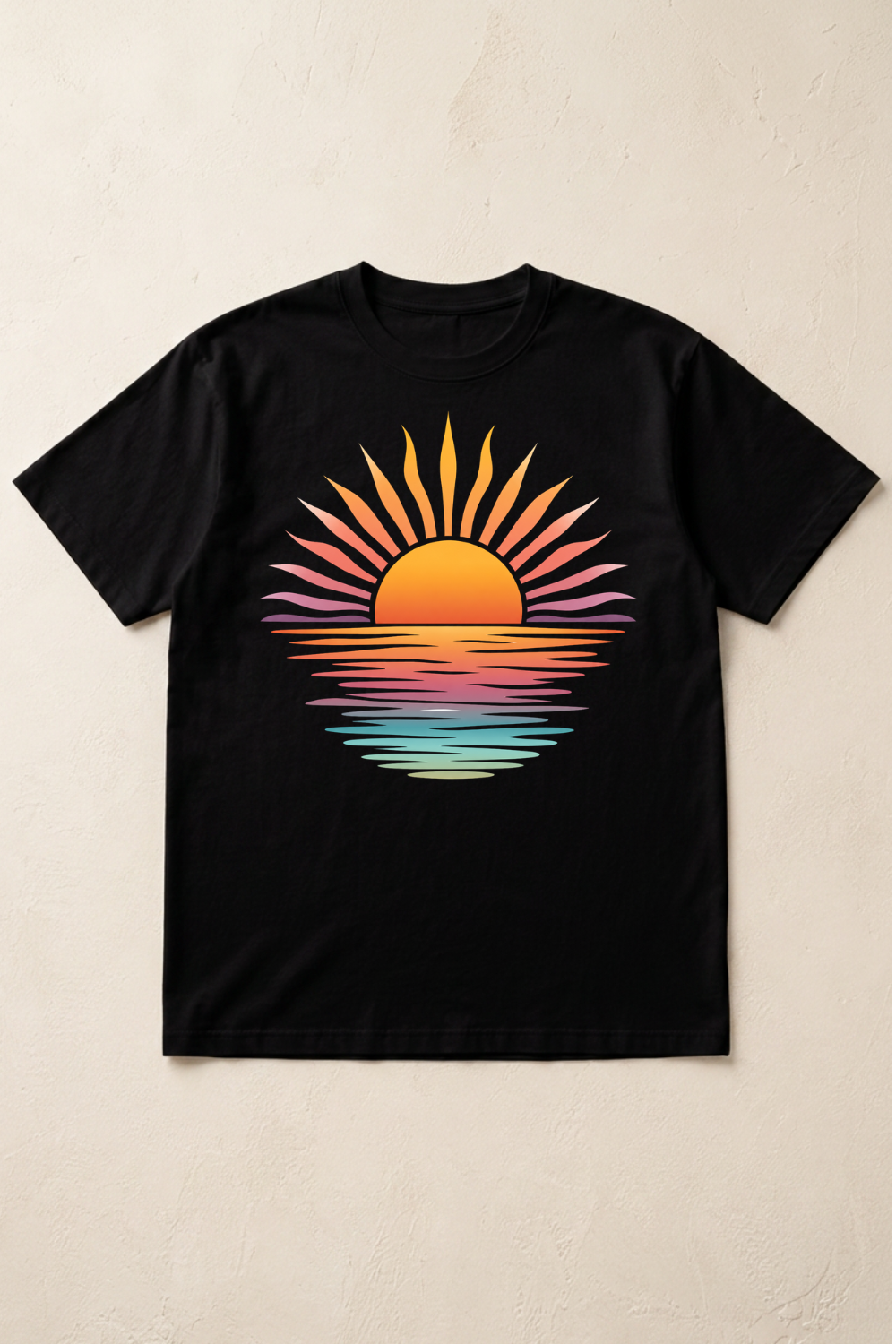 Retro Sunset Reflection T-Shirt