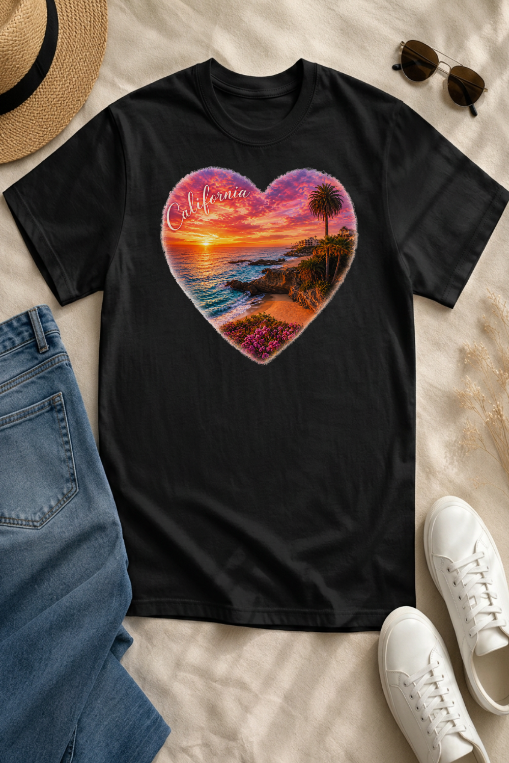 Laguna Beach Heart T-Shirt
