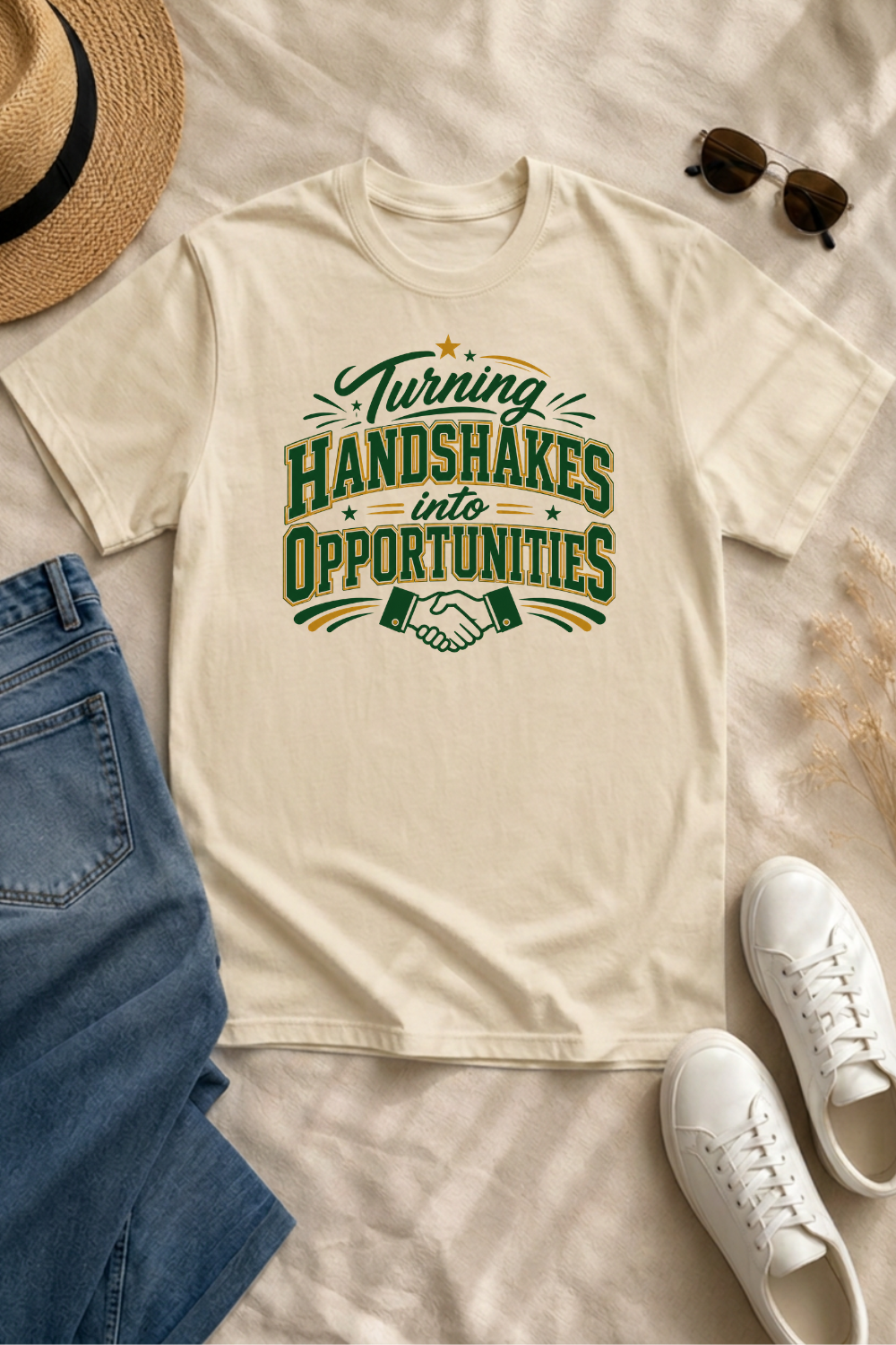 Turning Handshakes into Opportunities T-Shirt