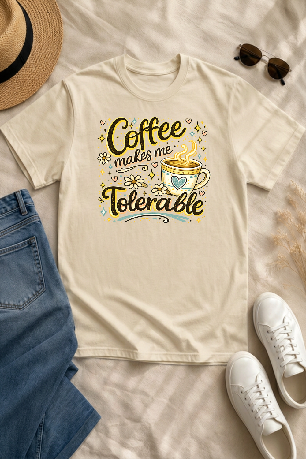 Coffee Makes Me Tolerable T-Shirt