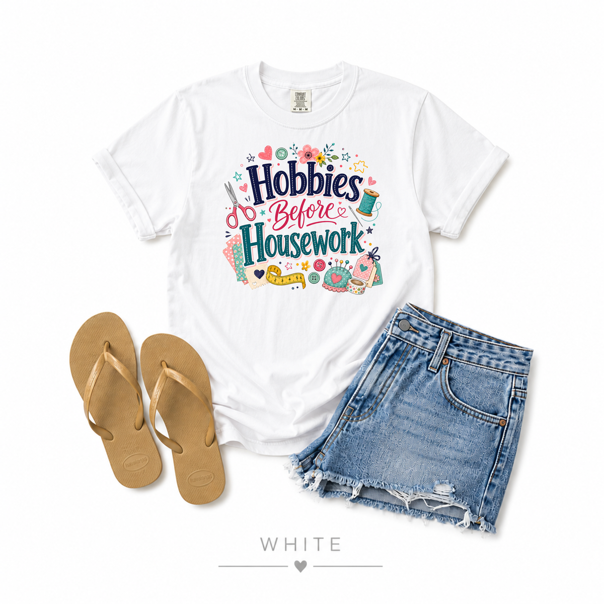 Hobbies Before Housework T-Shirt