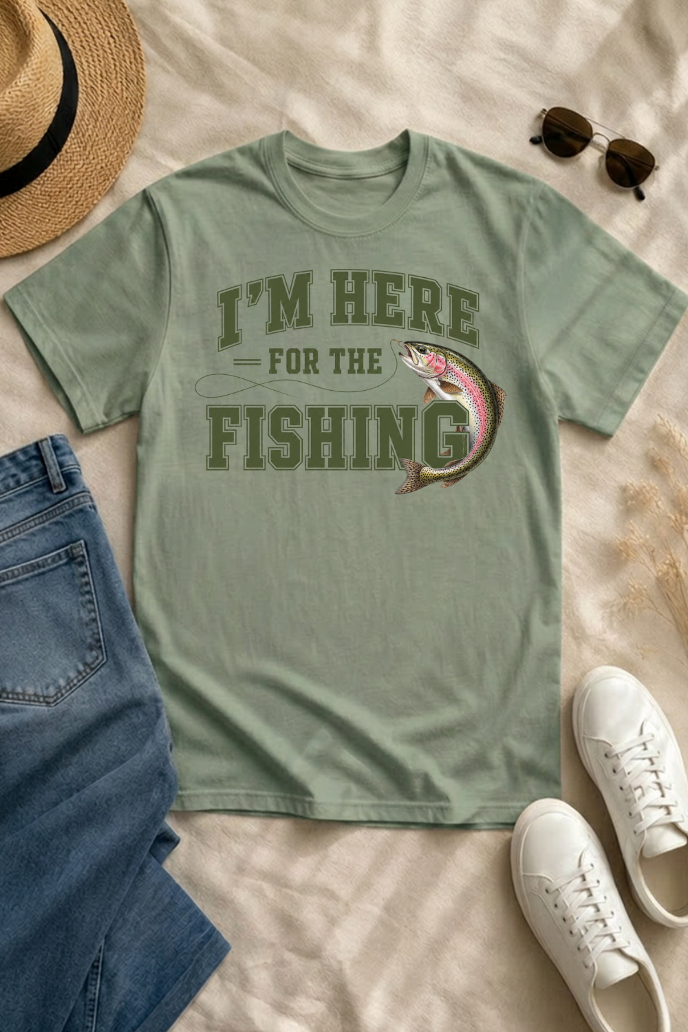 I'm Here for the Fishing T-Shirt
