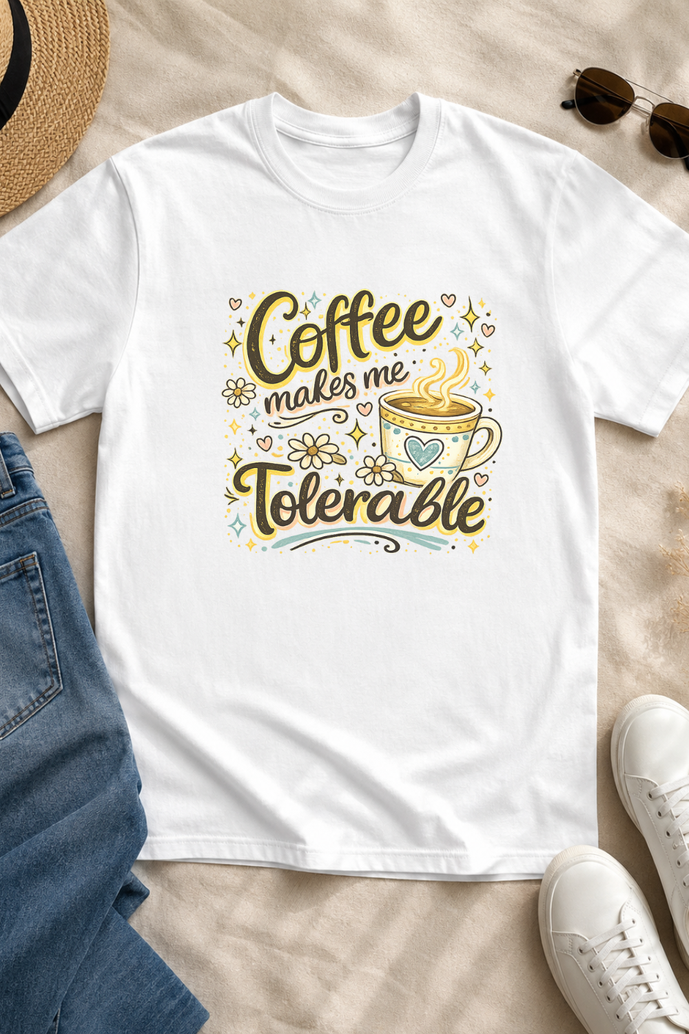 Coffee Makes Me Tolerable T-Shirt