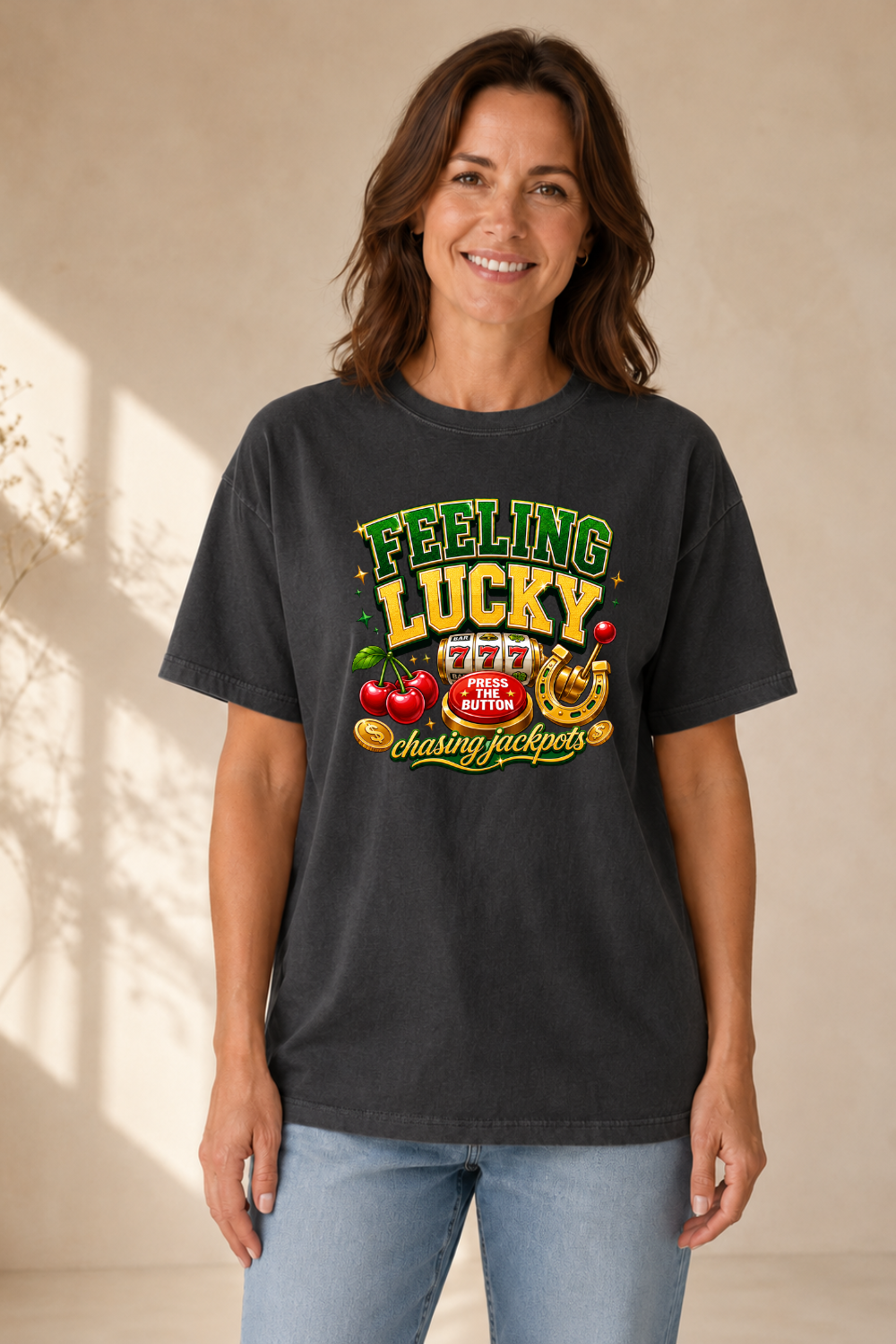Feeling Lucky Chasing Jackpots T-Shirt