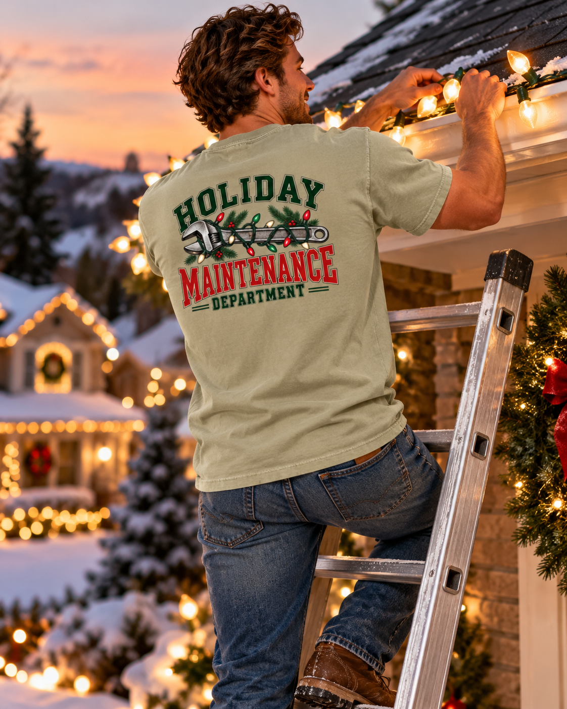 Holiday Maintenance Department  T-Shirt
