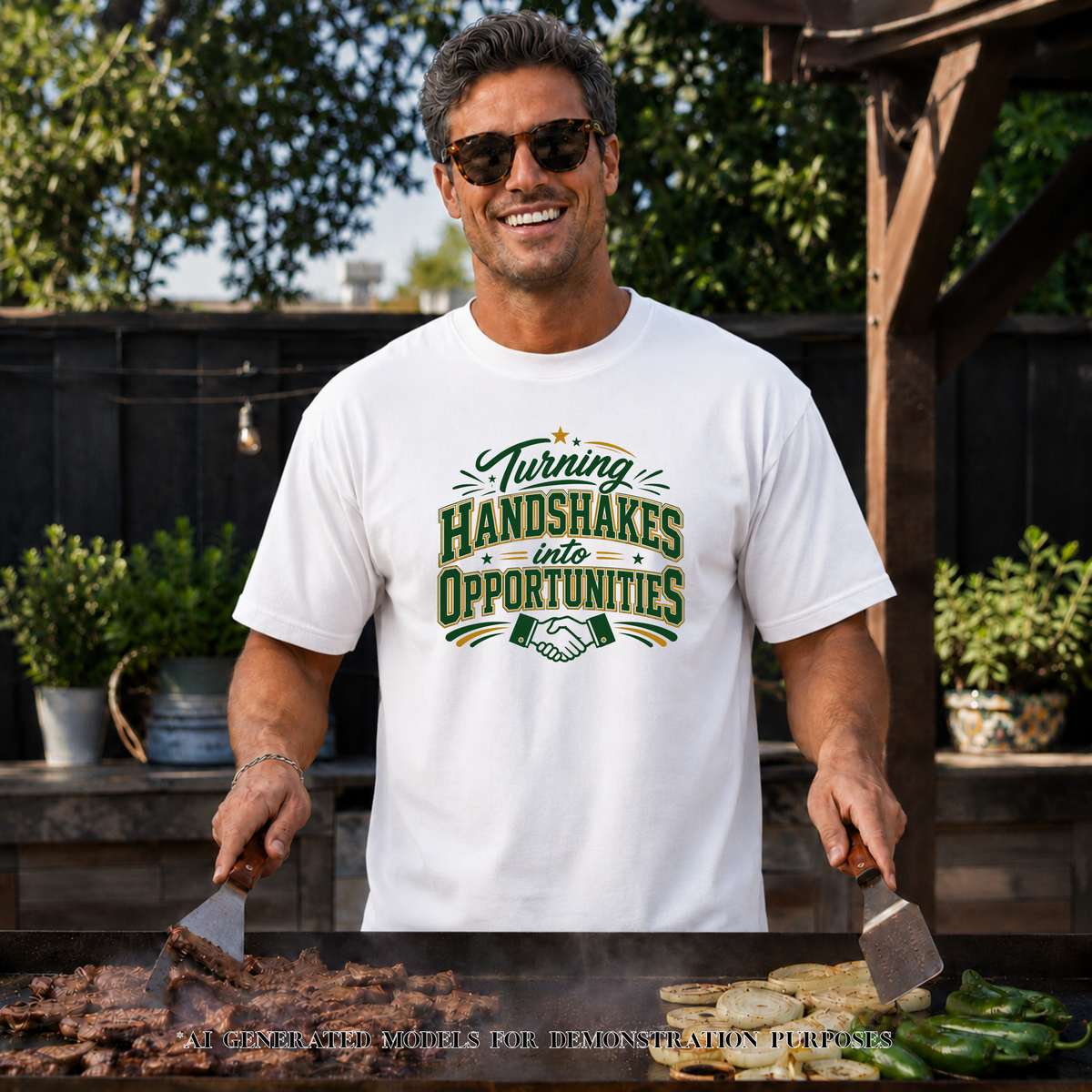 Turning Handshakes into Opportunities T-Shirt