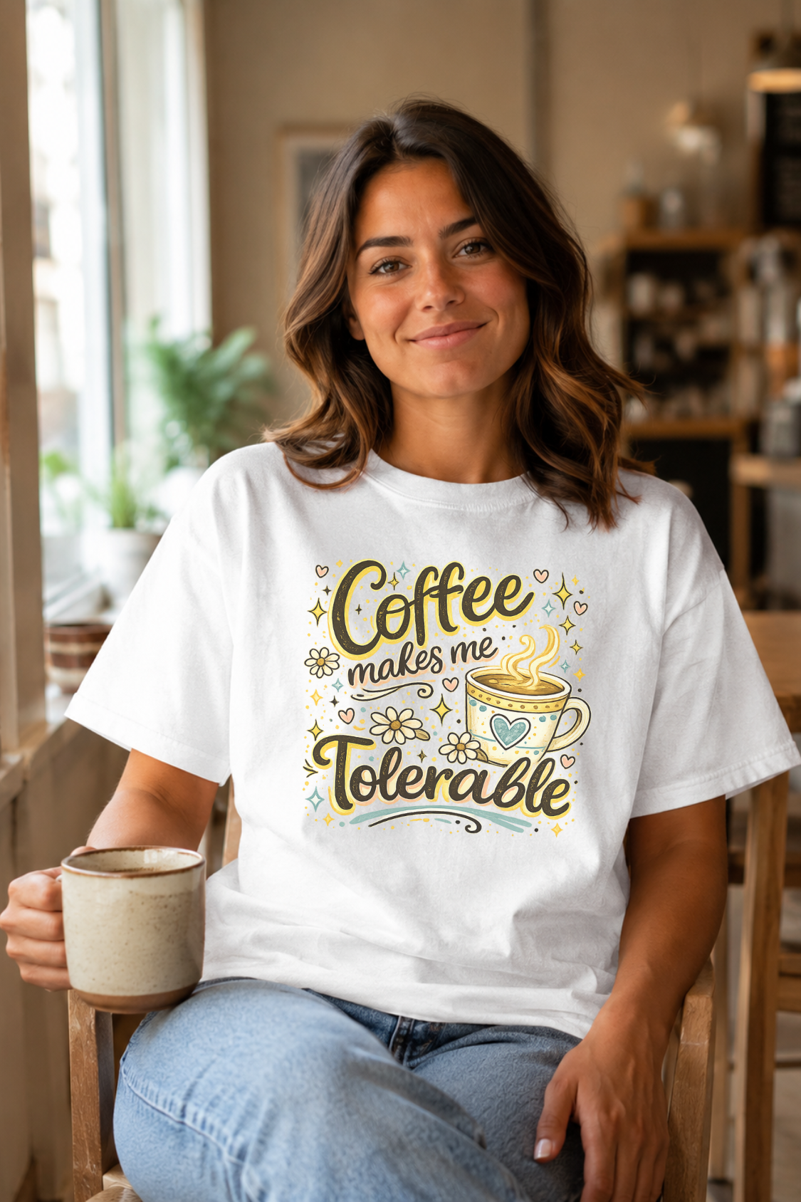 Coffee Makes Me Tolerable T-Shirt