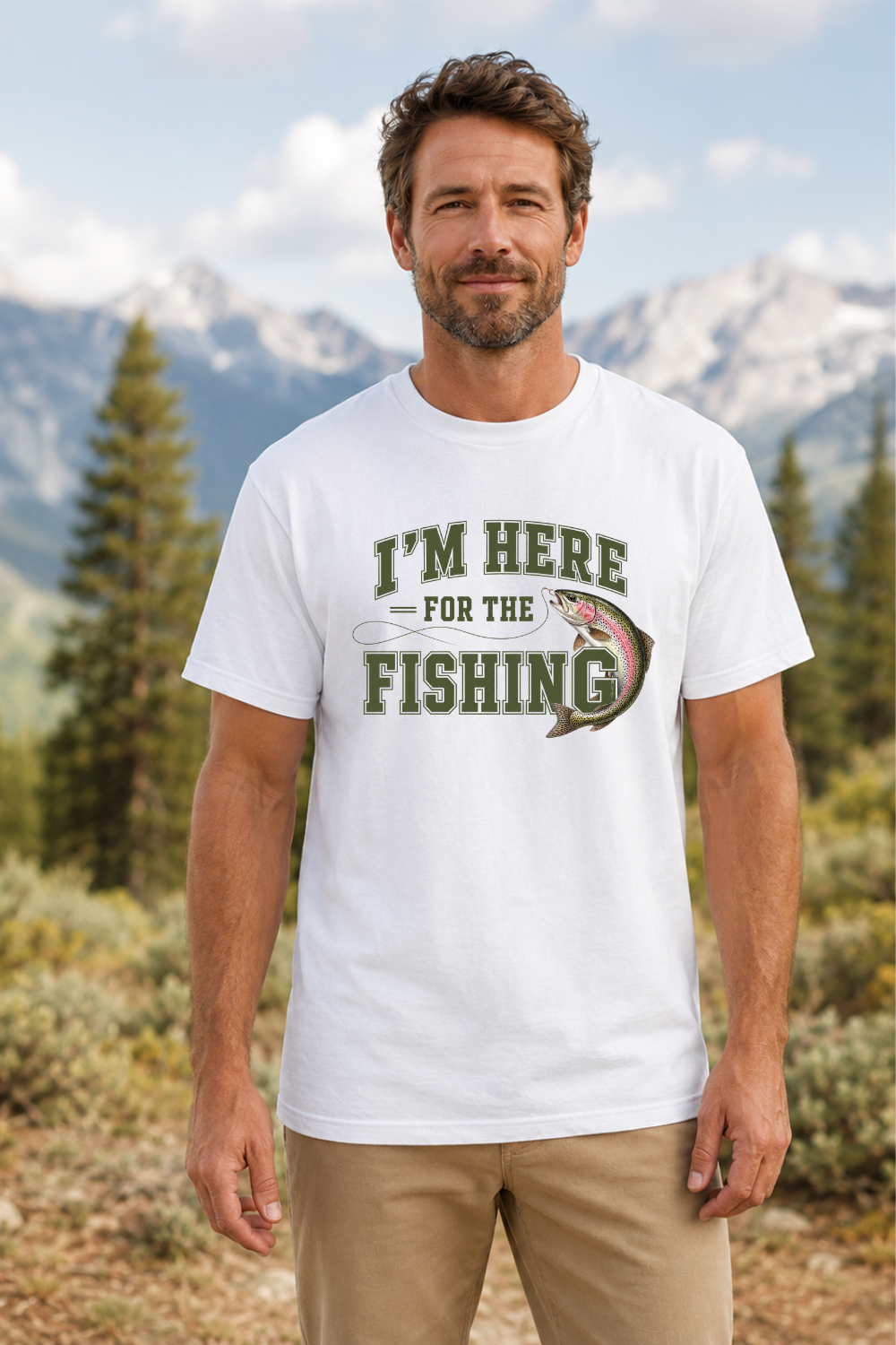 I'm Here for the Fishing T-Shirt