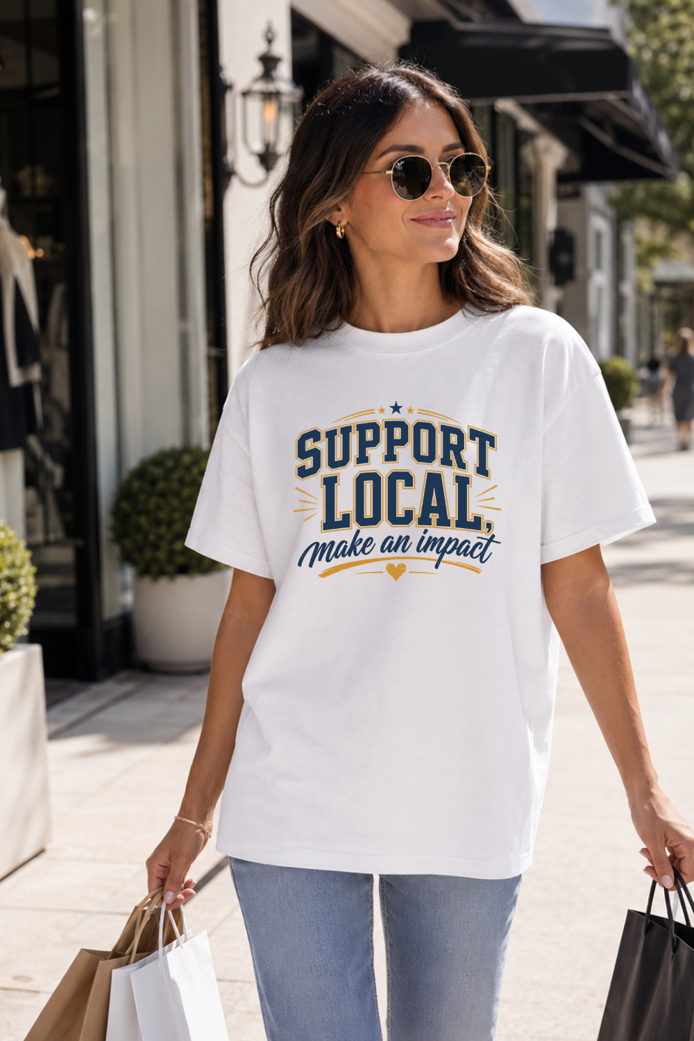 Support Local Make an Impact v1 T-Shirt