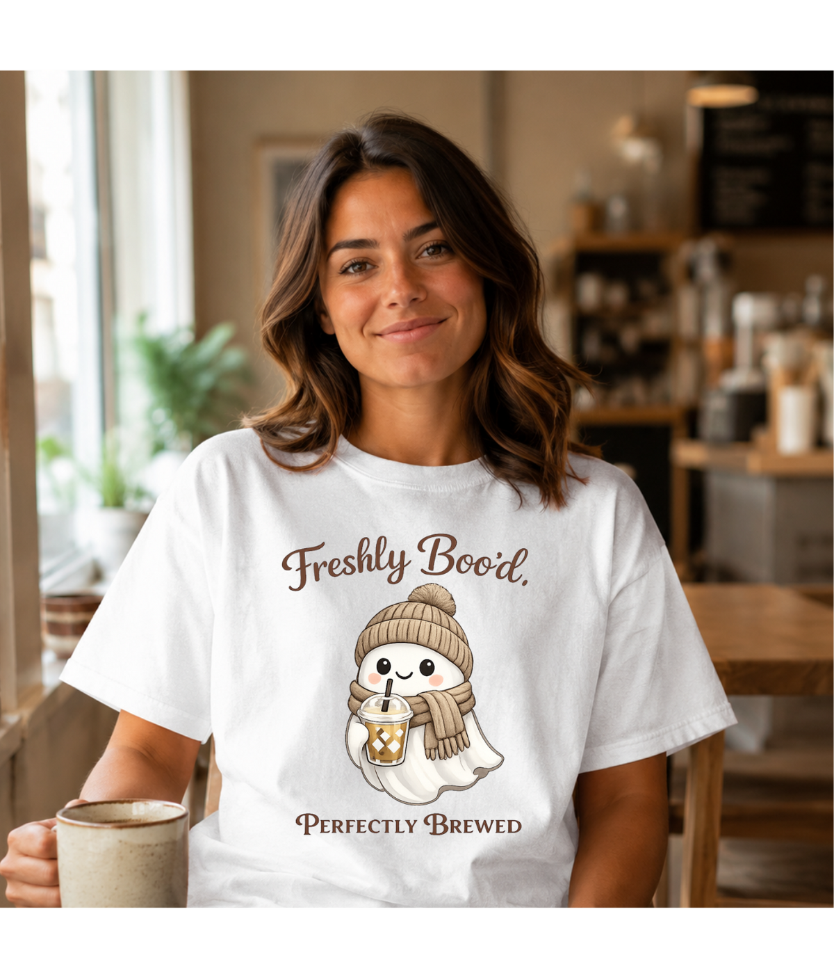 Freshly Boo'd, Perfectly Brewed T-Shirt