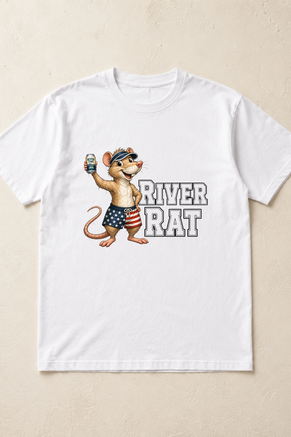 River Rat Patriotic Shorts T-Shirt