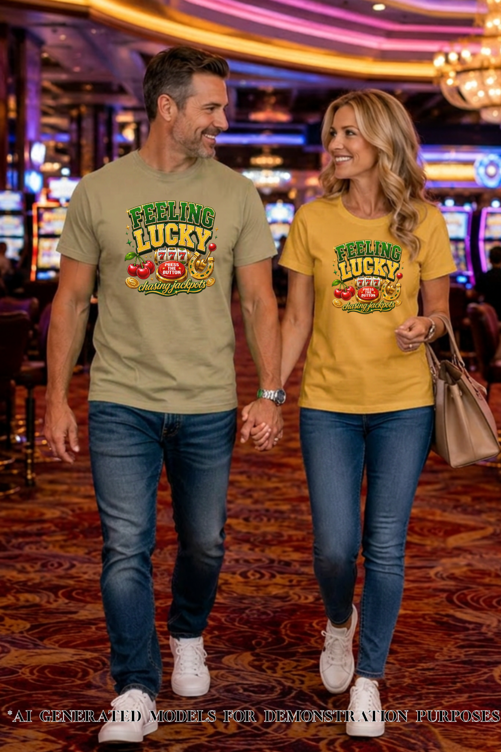 Feeling Lucky Chasing Jackpots T-Shirt