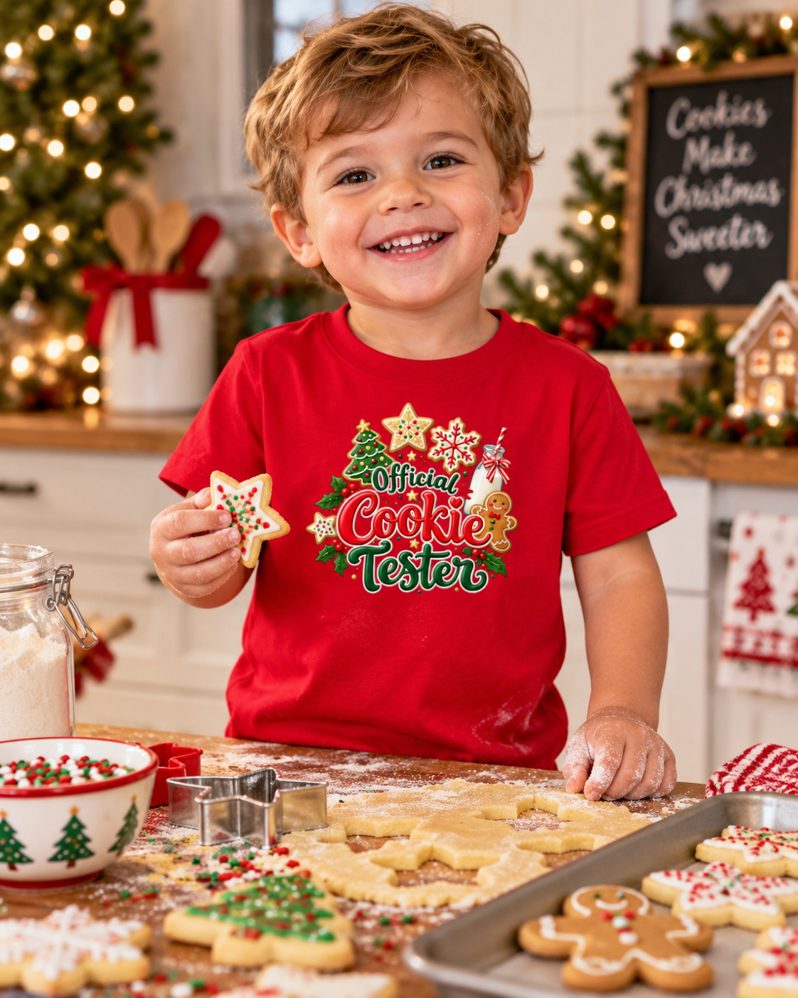 Official Cookie Tester Rabbit Skins Toddler Jersey T-Shirt
