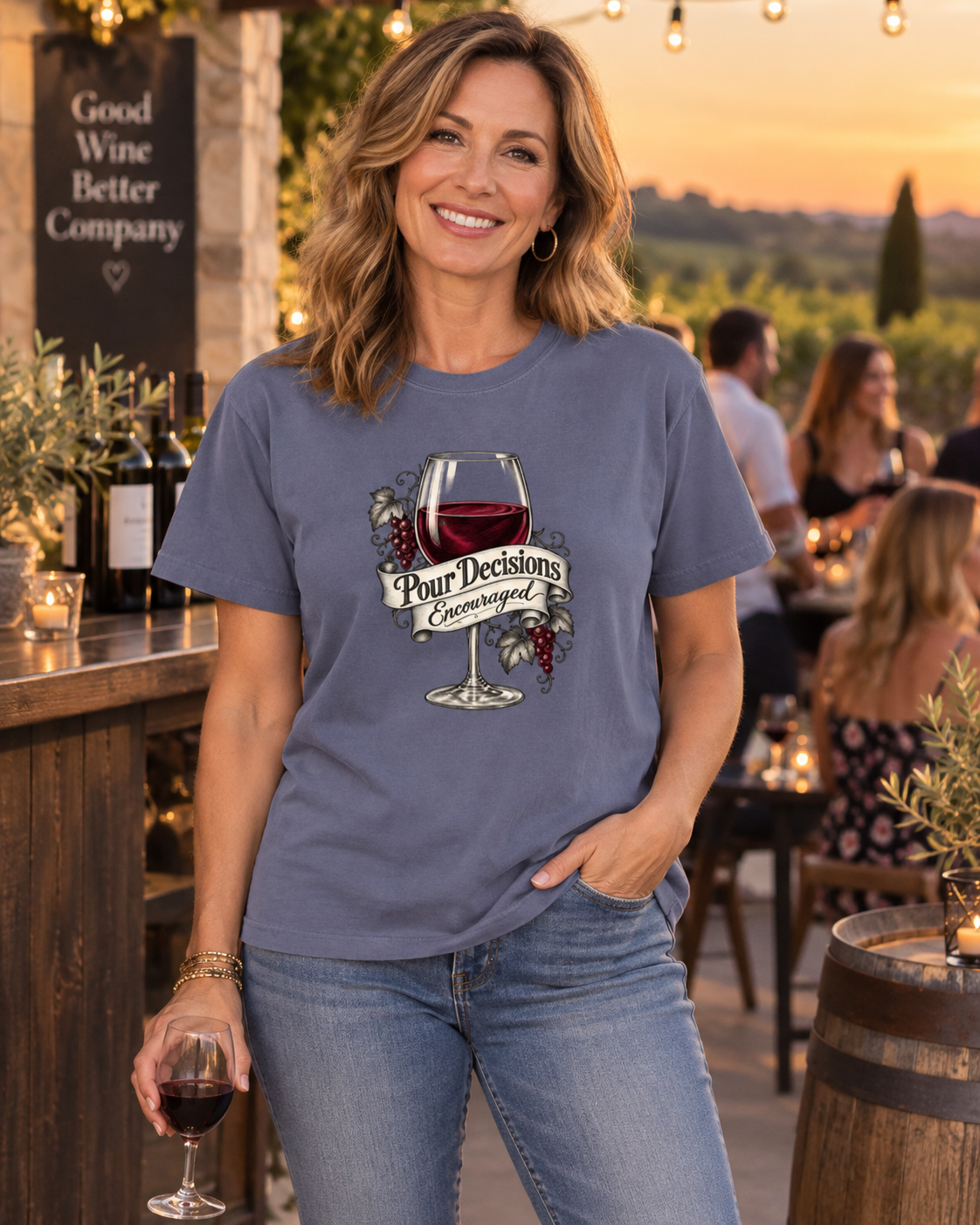 Pour Decisions Encouraged T-Shirt